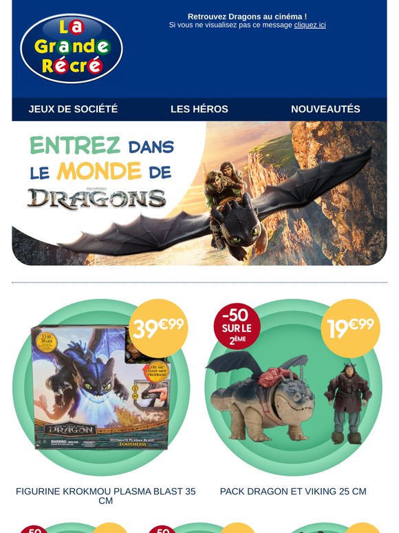 🐉 Les jouets du film Dragons sont ici !