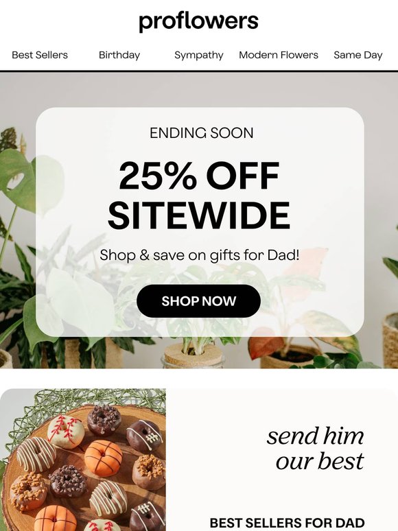 Midweek Reminder - 25% Off for Father’s Day is Still On!