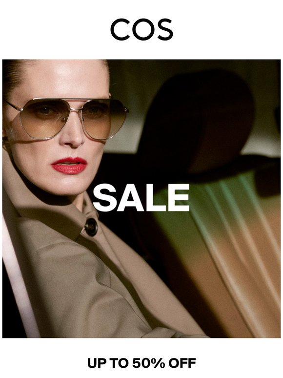 Sale now on: up to 50% off