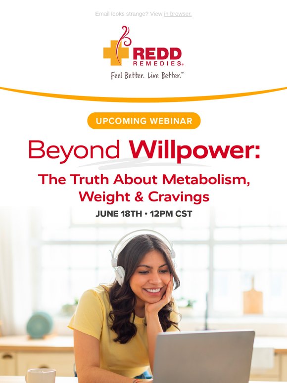 Introducing LIVE Webinars with Redd Remedies