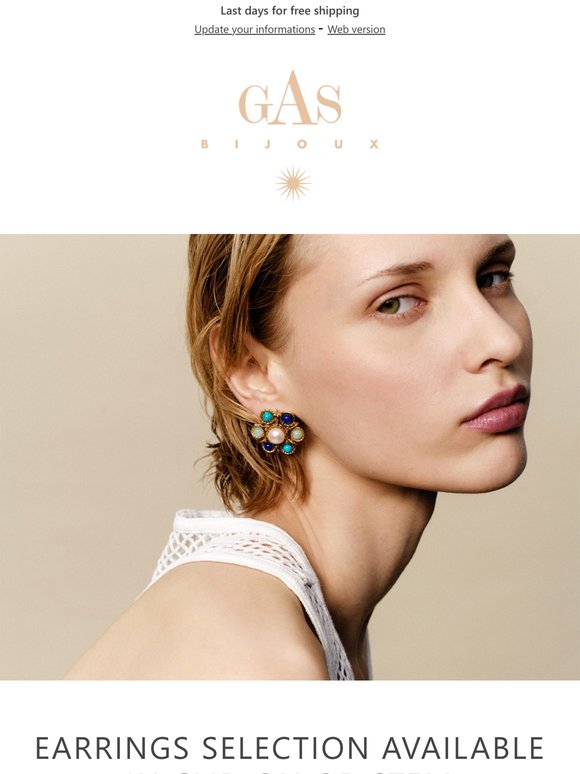 Clip or Stem ? Discover our Earrings Selection