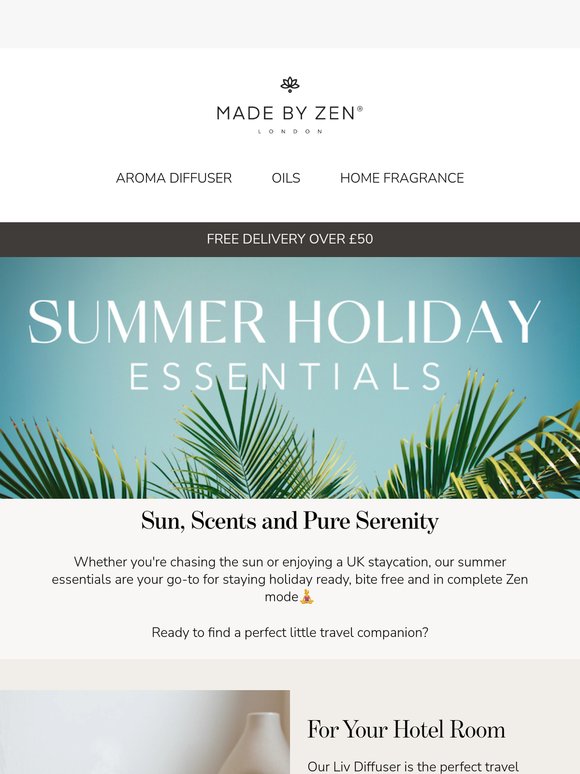 Summer travel essentials