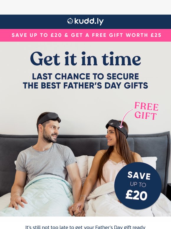 Last chance: Save up to £20 + FREE gift for Dad 🎁