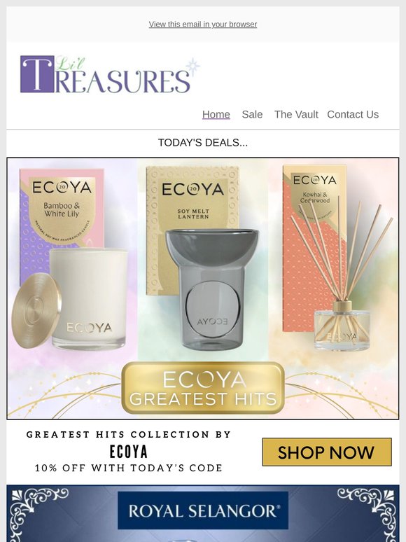 On Sale Tonight 💜 Ecoya | Royal Selangor | Victorinox | Sachi