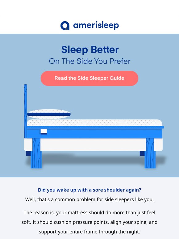 Side Sleeper? Choose The Right Mattress👇