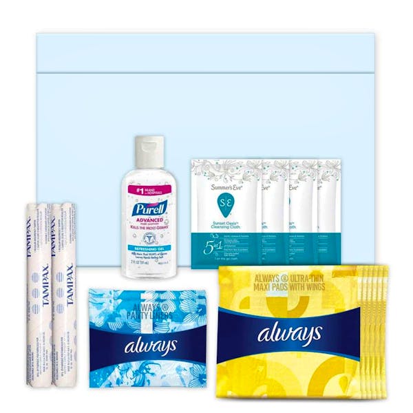 Women's Feminine Hygiene Kits - 16 Pieces
