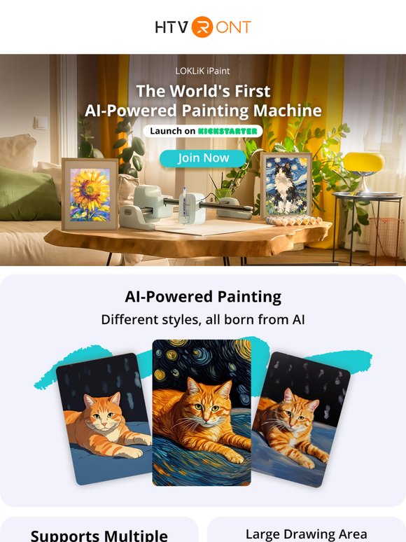 💥AI-Powered Painting Machine is coming!