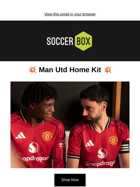 🔥 Man Utd Home Kit 25/26 Now In