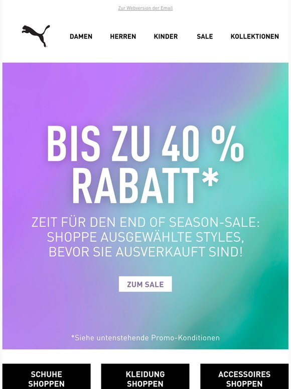 Sichere dir bis zu 40 % Rabatt*