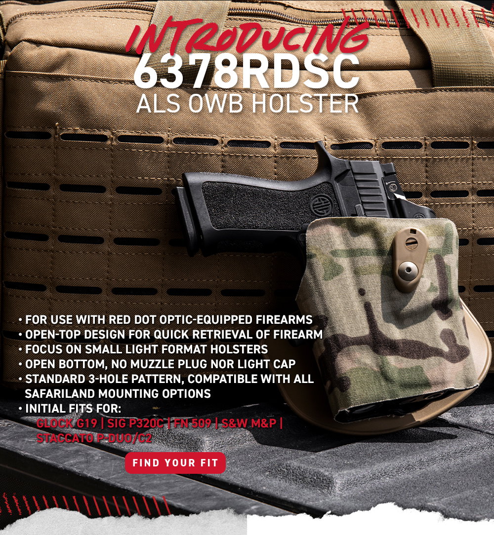 Safariland: Discover the 6378RDSC OWB Paddle Holster! | Milled