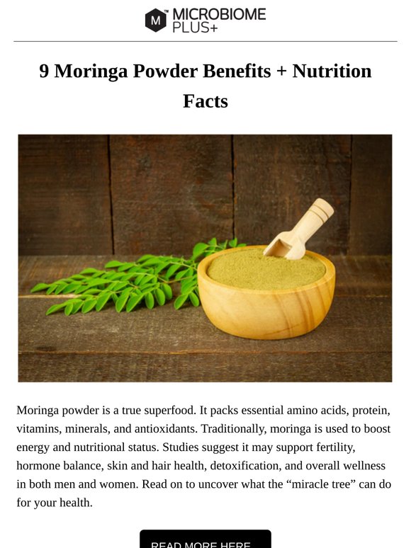 9 Moringa Powder Benefits + Nutrition Facts