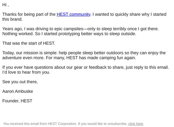 Sleeping Outside Shouldn’t Be Uncomfortable