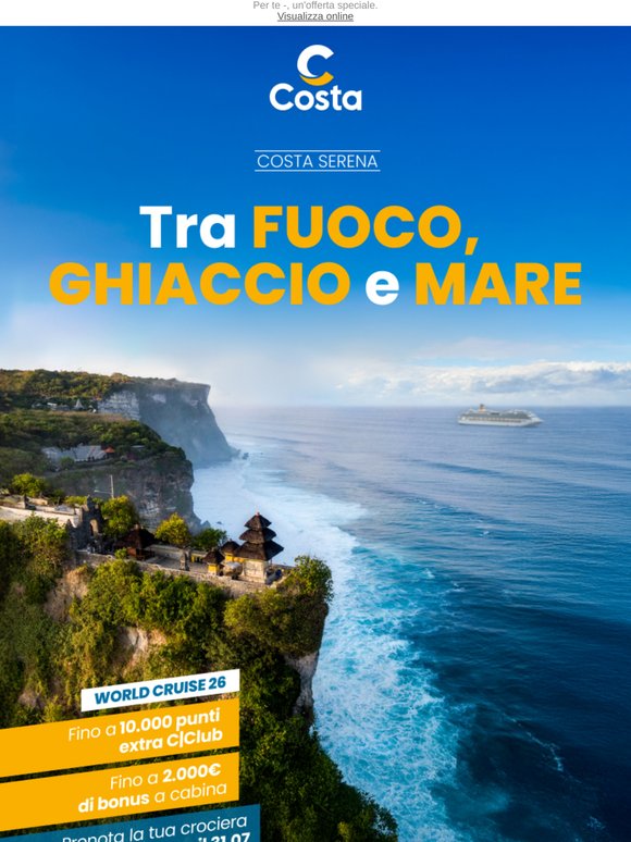 Imperdibile! Un nuovo Giro del Mondo per il 2026 🌍