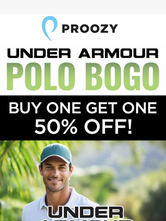 🔥 Under Armour Polo BOGO – Buy 1, Get 1 50% Off!