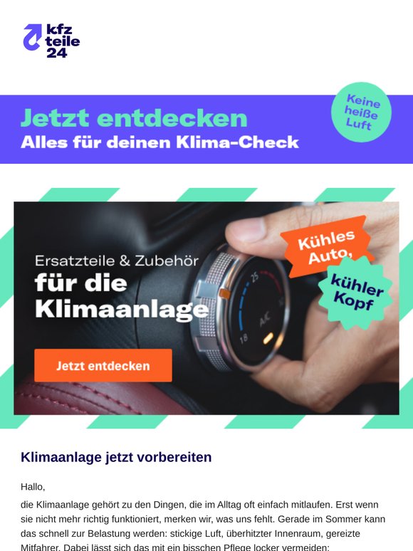Ist deine Klimaanlage schon im Sommermodus?