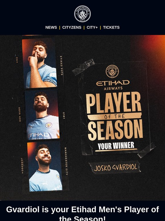 Etihad Men's Player of the Season announced! 🏆