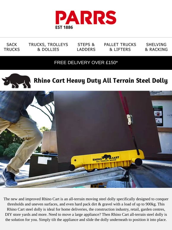 Upgrade Your Transport Game with the Rhino Cart Steel Dolly