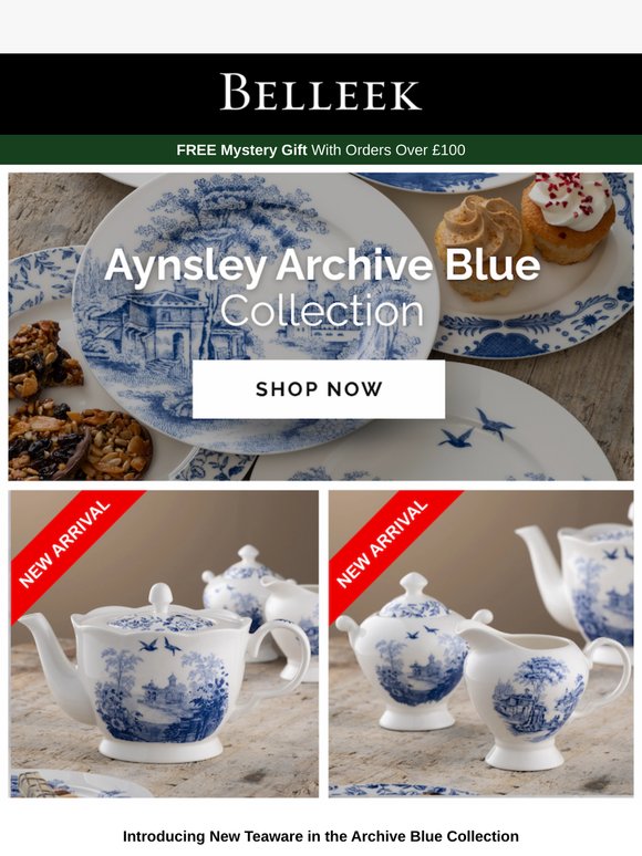 JUST ARRIVED - New Archive Blue Teaware Additions ☕️