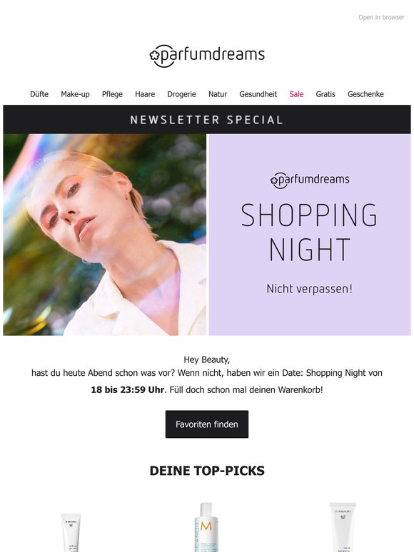 Shopping Night – bist du dabei, —? ✨