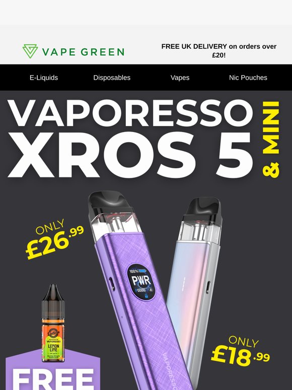 NEW Vape Kits + FREE E-Liquid Inside! 🔥