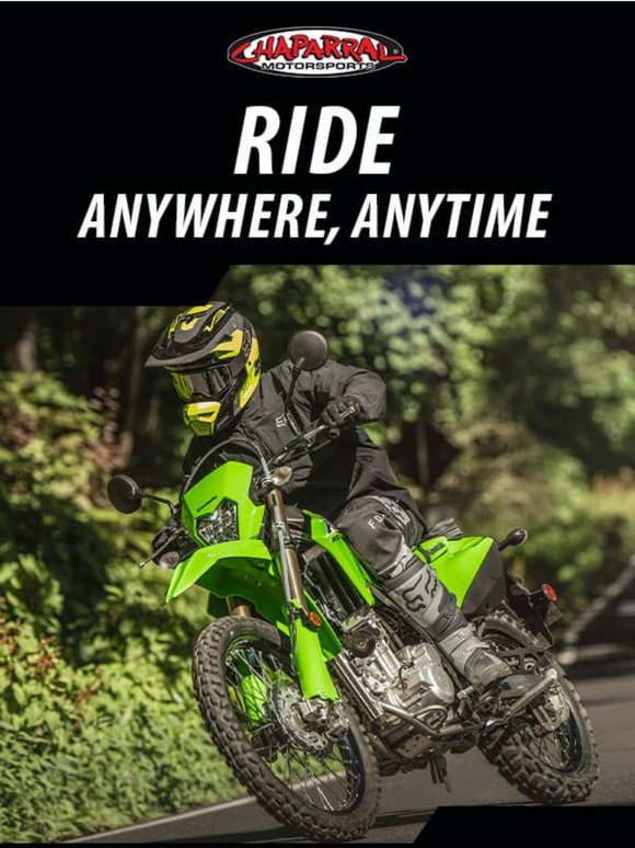 Street to Trail - No Limits, just grip. 🏍️