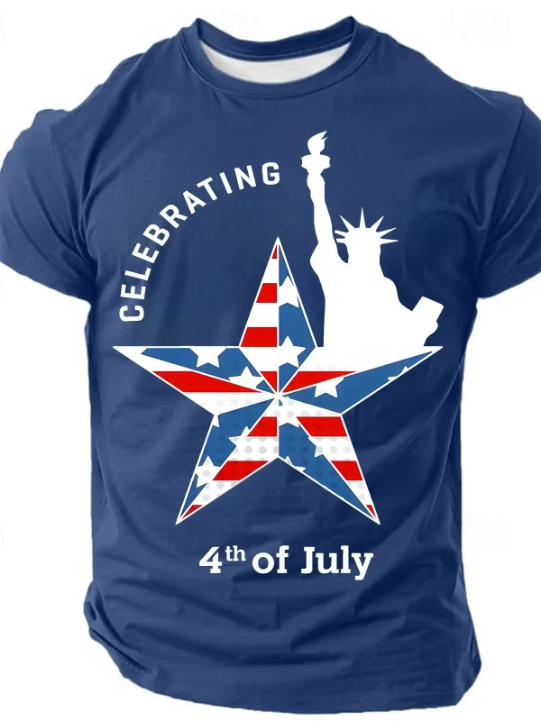 Image of Independence Day Cotton T-shirt
