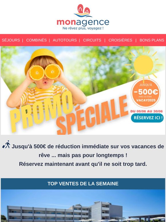 ☀️🧳 Il est encore temps de faire vos valises à prix cassés