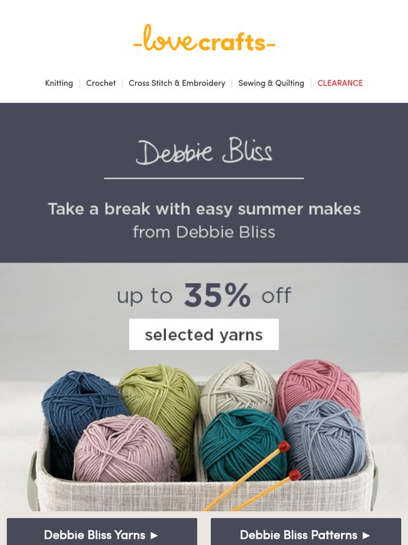 Easy summer makes from Debbie Bliss ☀️