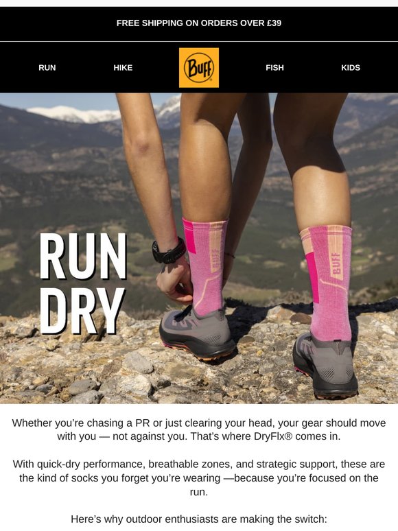 No Blisters. No Sweat. Just Run.