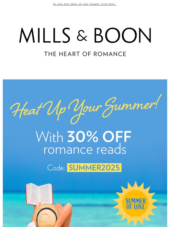 Heat up your summer and save 30%, —!