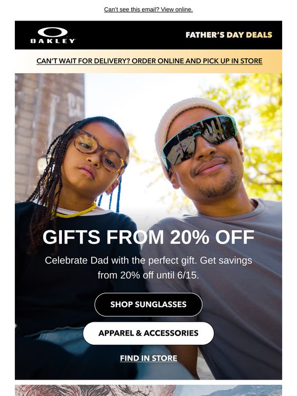 Deals To Celebrate Father’s Day With Oakley