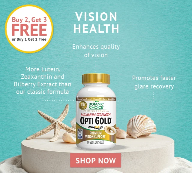 Maximum Strength Opti Gold® - Vision Health - Buy 2, Get 3 Free or BOGO