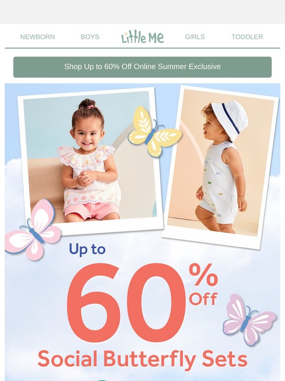 Up to 60% OFF Dressy Looks for Your Little