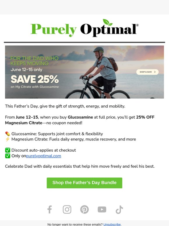 For the Dad who keeps moving 💪