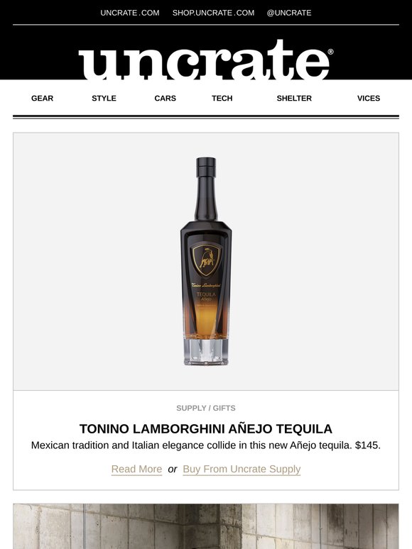 Tonino Lamborghini Añejo Tequila & more