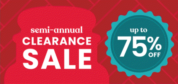 Up to 75% off