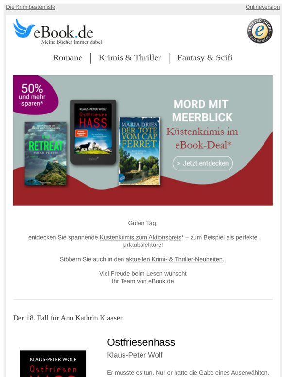 Küstenkrimis im eBook-Deal