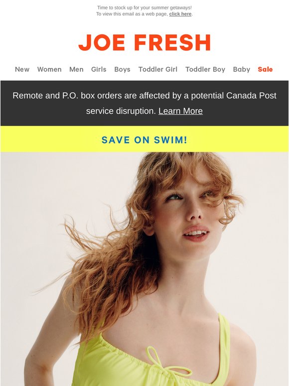 NOW 2 for $40 Women's Swim Tops & Bottoms 👙