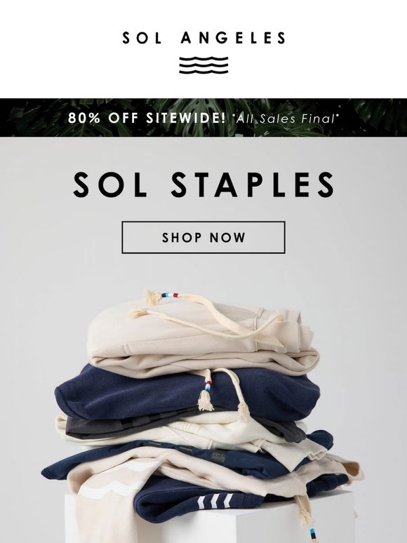 Did You Hear? 80% Off SITEWIDE