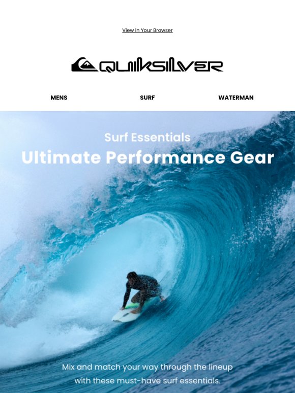 Performance Gear for Every Session 🏄