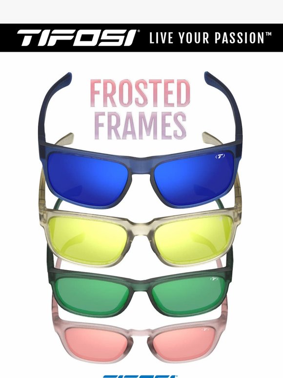 Cool Off in our New Frosted Frames ❄️