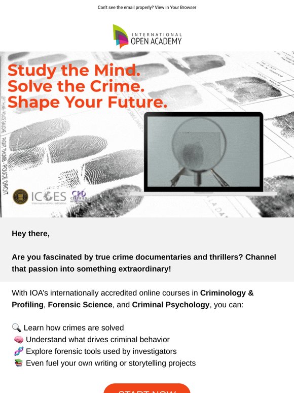 🕵️‍♀️ Fascinated by Crime? Turn Curiosity into a Career