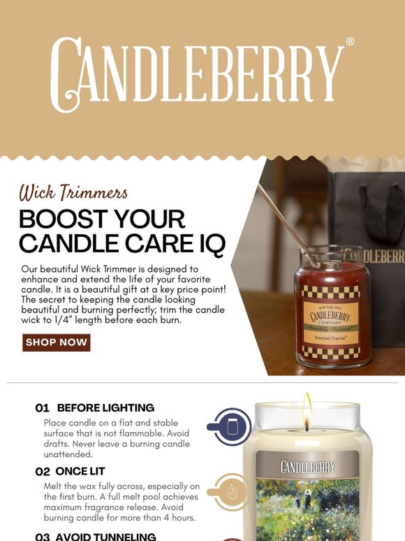 Perfect Your Candle Care with Wick Trimmers!