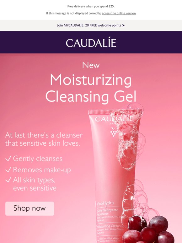 Sensitive skin: finally there's a Cleansing Gel made for you!