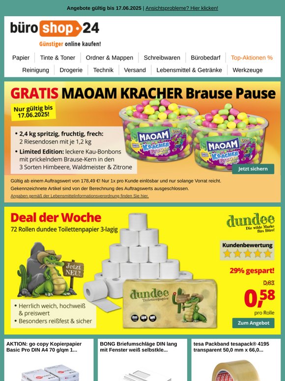 ✔ Schnäppchenjagd eröffnet, Herr —!