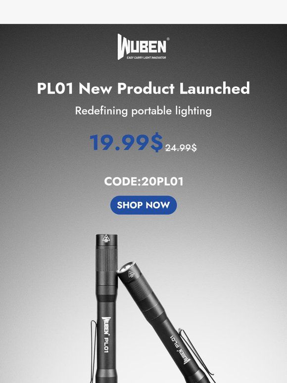 Wuben PL01 New Launched!!!