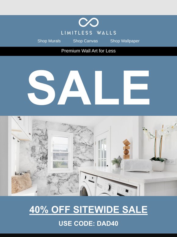 5-Star Walls. 40% Off. You Do the Math.