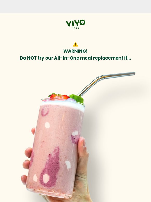 7 Reasons to Avoid Our All-In-One Meal Replacement 😬