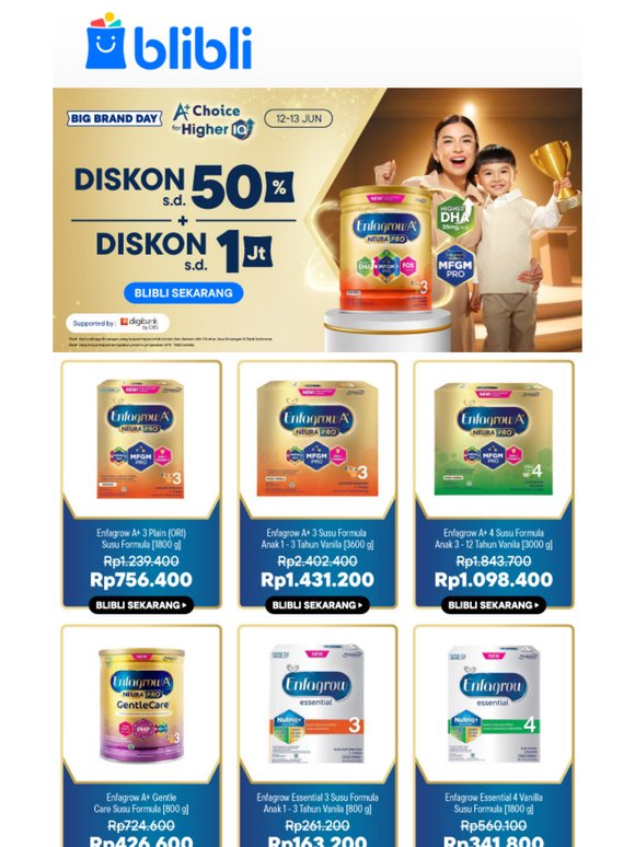 —, 🍼Susu Anak SETENGAH HARGA📉