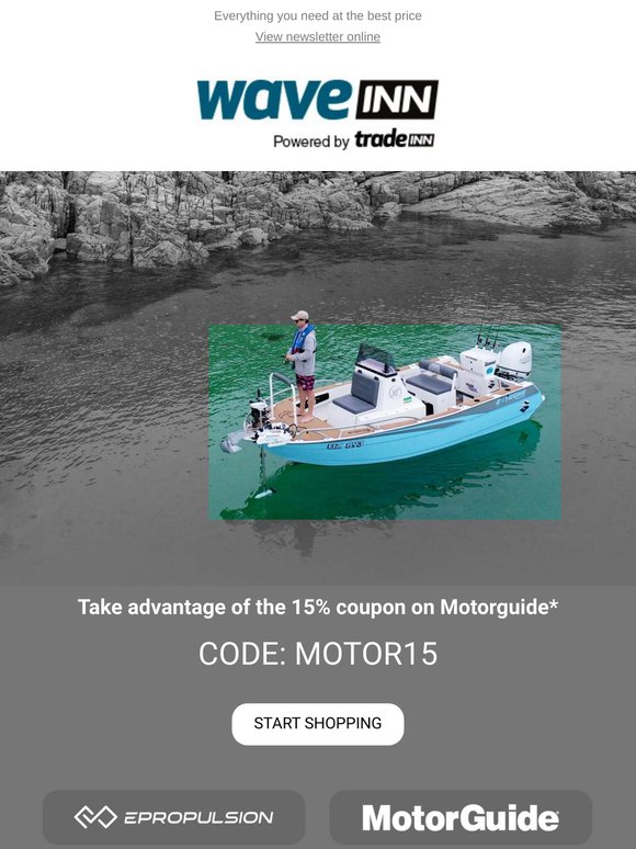 Your discount is waiting for you 🚤